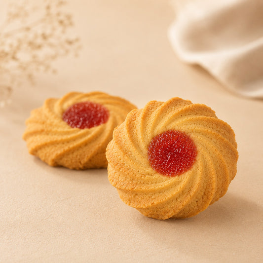 Jam Flowers Biscuit