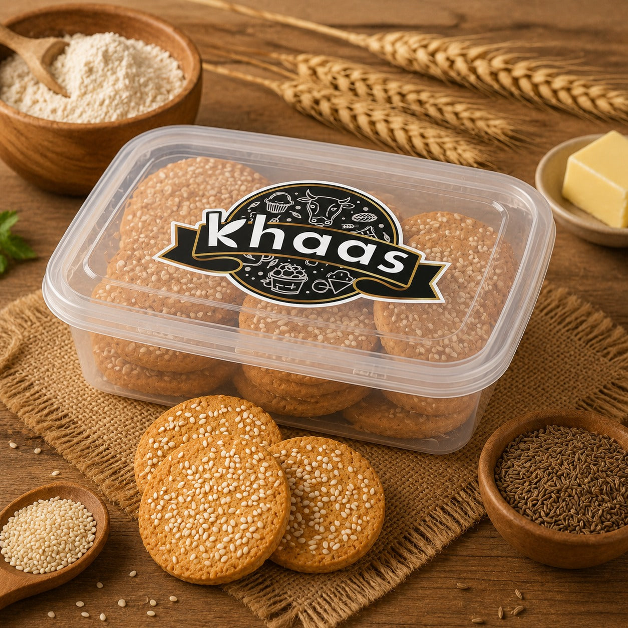Sesame Biscuit