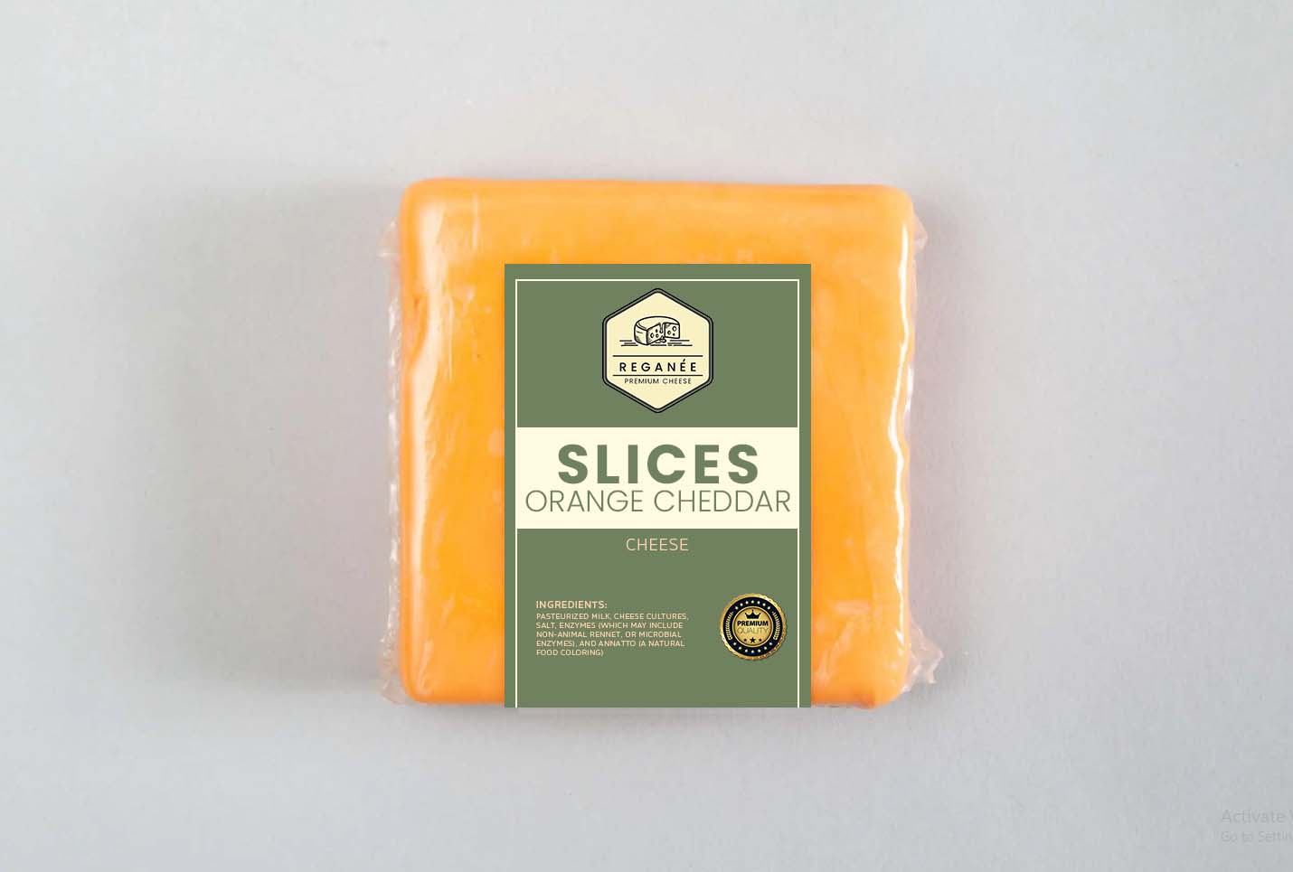 Orange Cheddar Slices