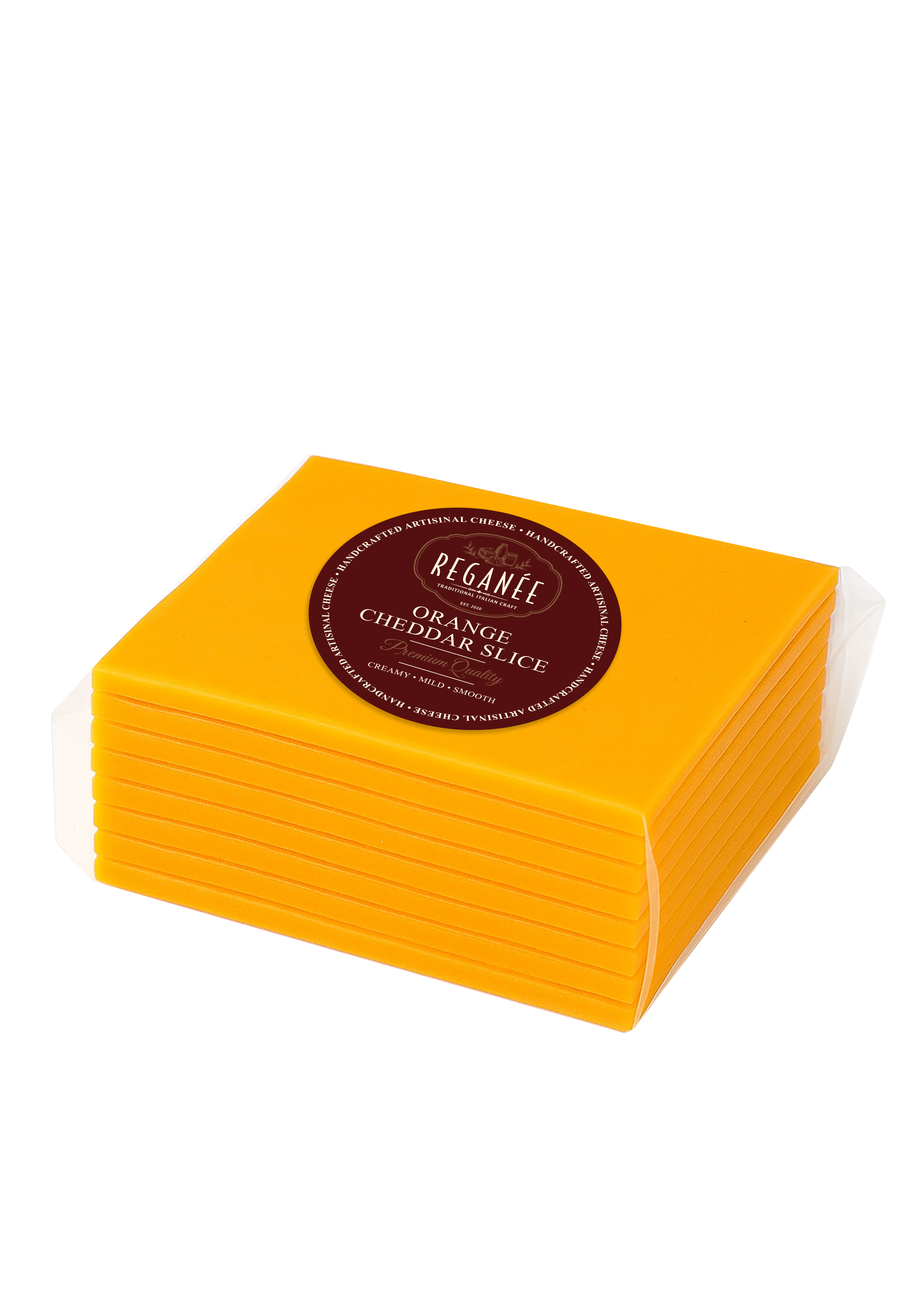 Orange Cheddar Slices – Khaas Foods